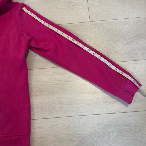 Ivivva By Lululemon Pink Remix Full-Zip French Terry Hoodie Sweatshirt 14 Girls - Picture 6 of 8